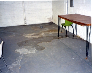 Basement Seepage Water on Floor and Walls